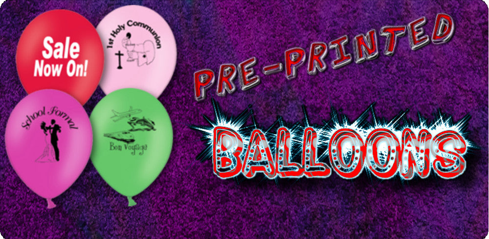 Pre Printed Balloons